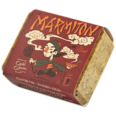 LE MARMITON - Savon de cuisine au café