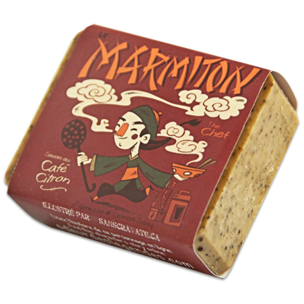 LE MARMITON - Savon de cuisine au café