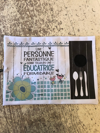 Napperon Une Éducatrice Formidable