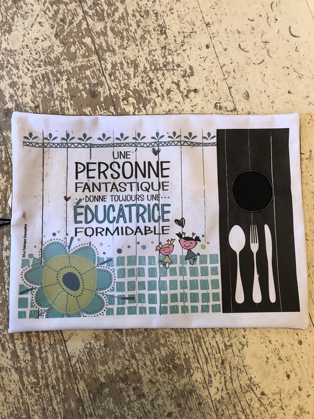 Napperon Une Éducatrice Formidable