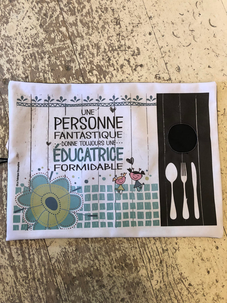 Napperon Une Éducatrice Formidable