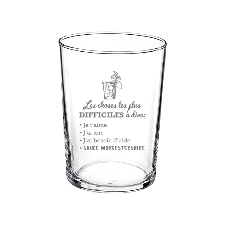Verre Les Choses Les Plus Difficiles à Dire