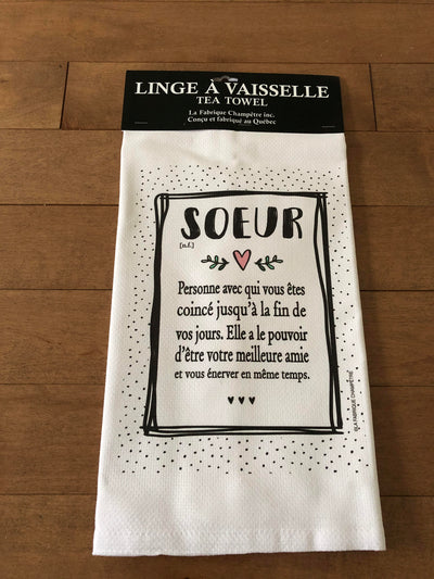 Linge à vaisselle Soeur