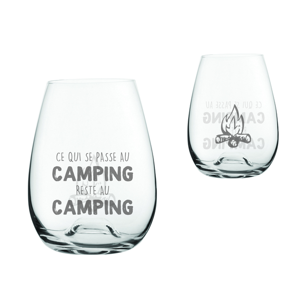 Verre Sans pied Camping