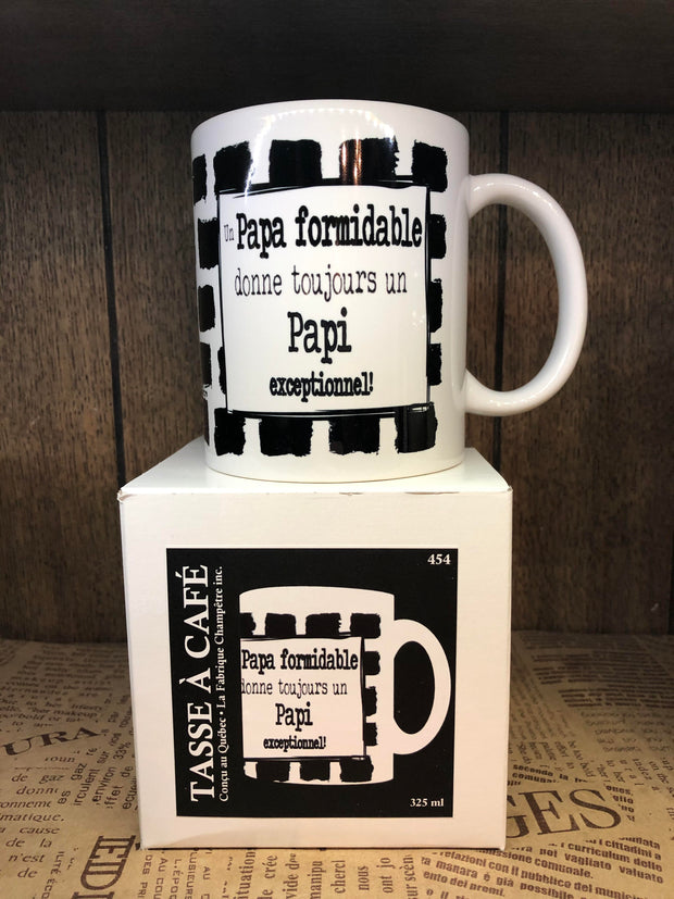 Tasse Un Père Formidable Papi Exceptionnel