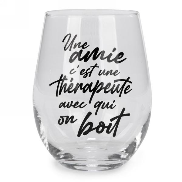 Verre vin Une Amie Est Une Thérapeute