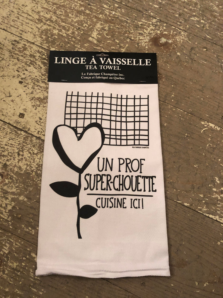 Linge à vaisselle Un Prof Super Chouette