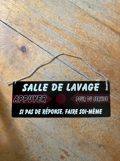 Affiche Salle De Lavage