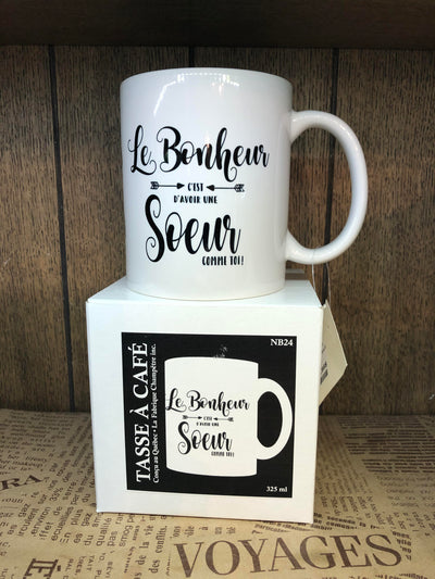 Tasse Le Bonheur C'est D'avoir Une Soeur Comme Toi