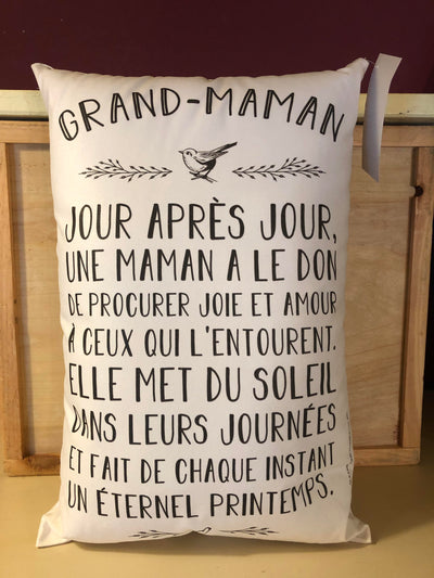 Coussin Grand-Maman