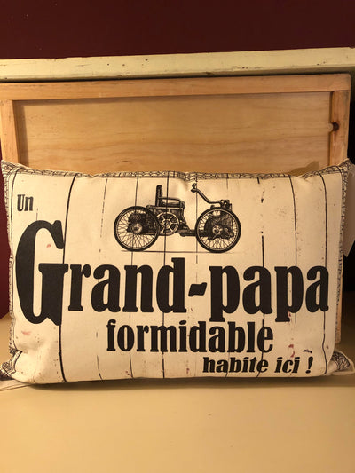 Coussin Un Grand-Papa Formidable