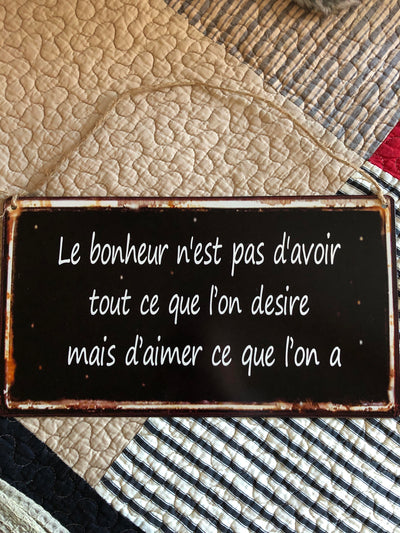 Affiche Le Bonheur