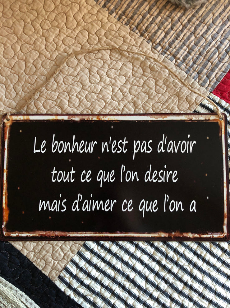 Affiche Le Bonheur