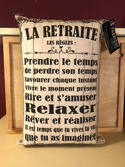 Coussin La Retraite