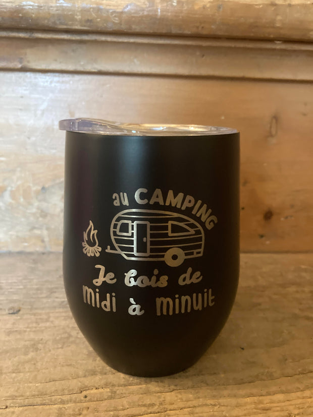 Verre isothermique Au Camping Je Bois Noir
