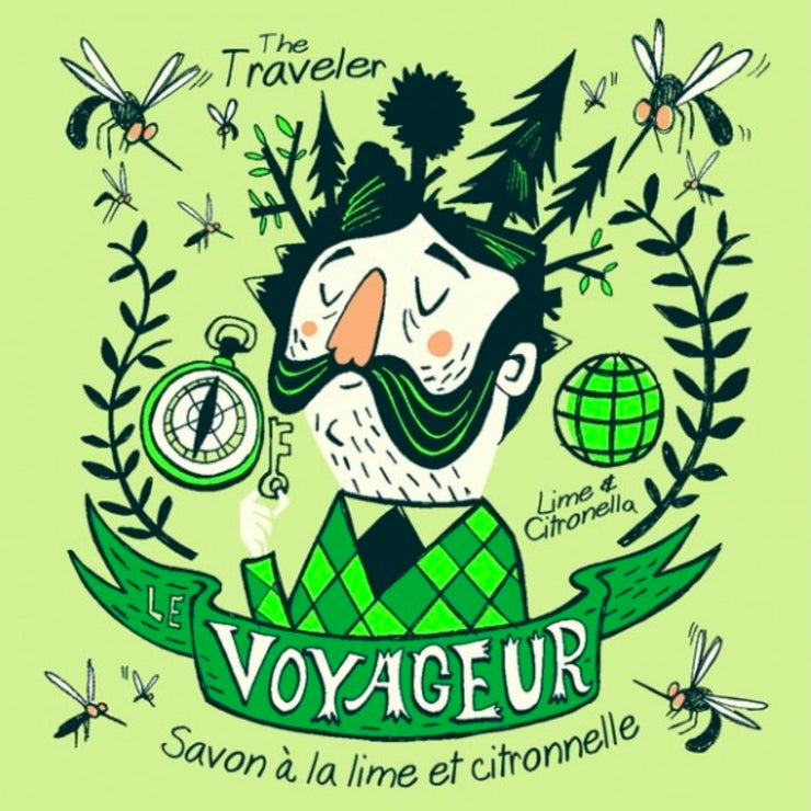 LE VOYAGEUR - Savon lime et citronnelle